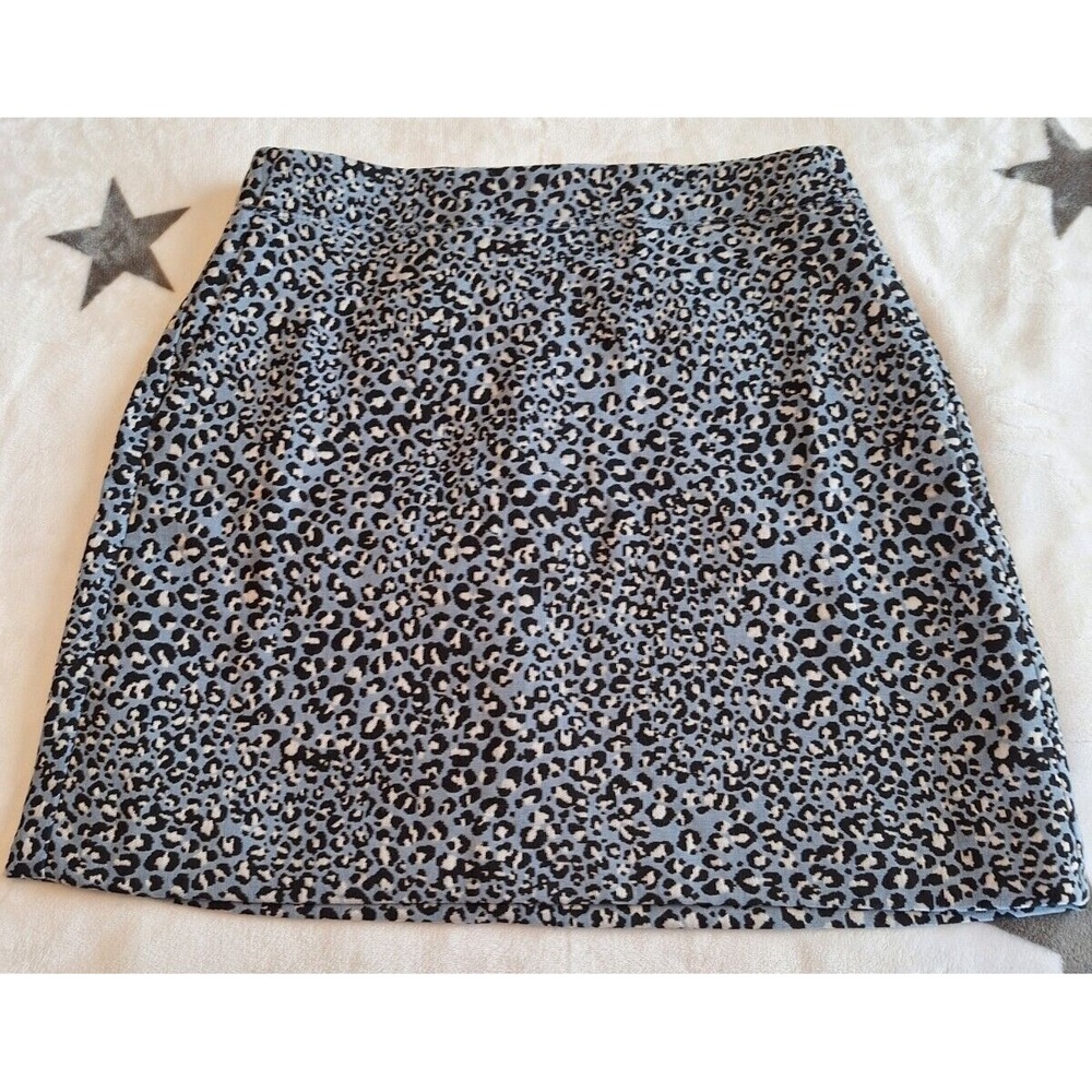 Ann Taylor Black White And Gray Animal Print Pencil Skirt Size 6 Petite NWOT